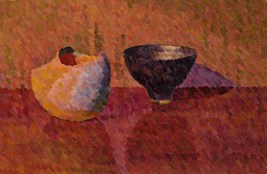 William Wilkins, recent paintings, Two Vessels, 2020